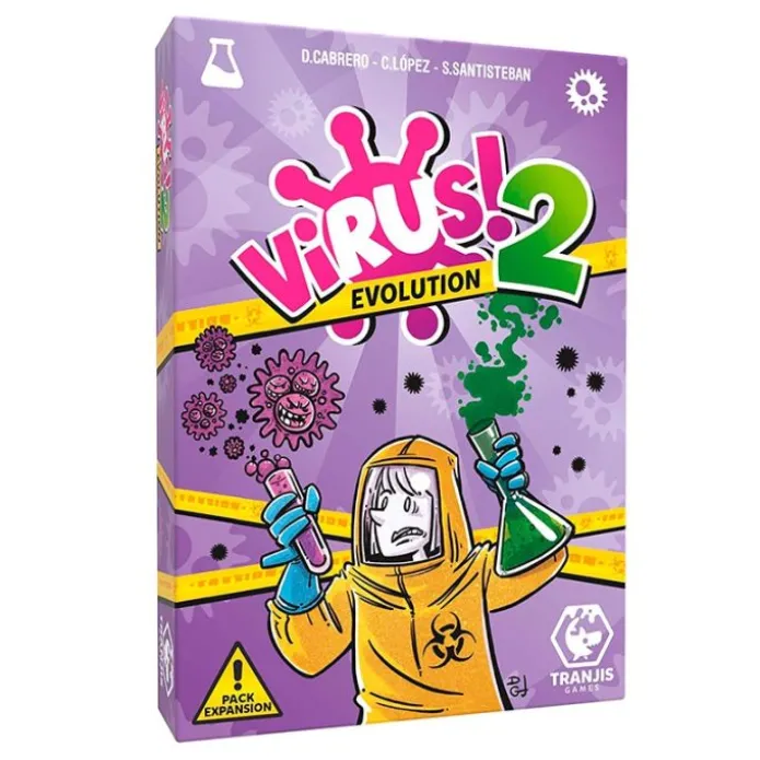 Juego de cartas de estrategia Virus! 2 Evolution - Tranjis Games