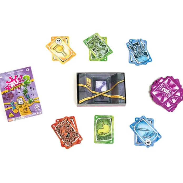 Juego de cartas de estrategia Virus! 2 Evolution - Tranjis Games