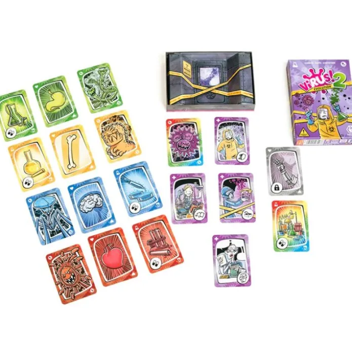 Juego de cartas de estrategia Virus! 2 Evolution - Tranjis Games