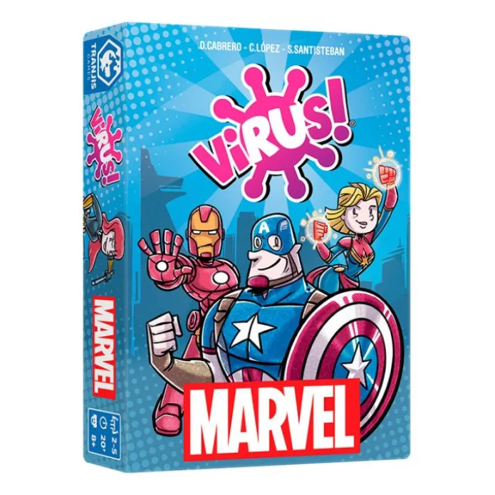 Juego de cartas de estrategia Virus! Marvel - Tranjis Games