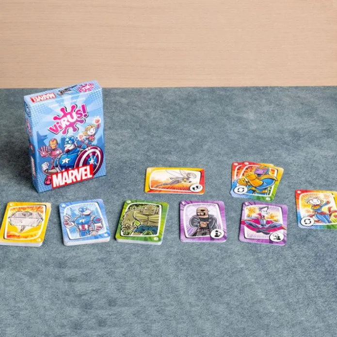 Juego de cartas de estrategia Virus! Marvel - Tranjis Games