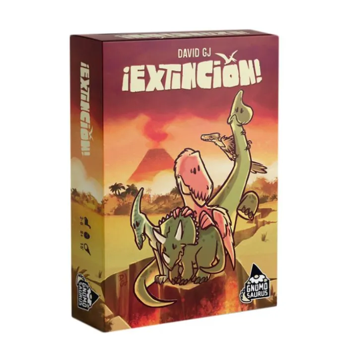 Juego de cartas ¡Extinción! - Gnomo Saurus