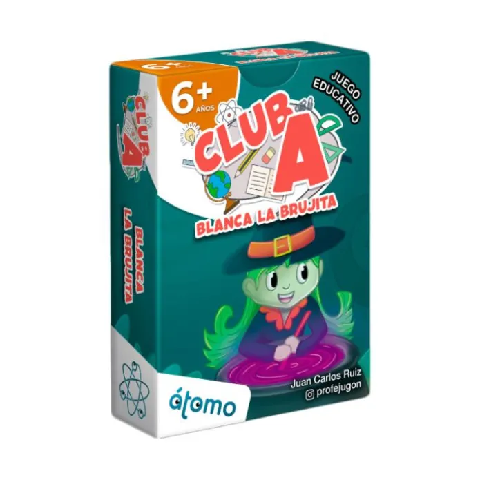 Juego de cartas lenguaje Blanca la brujita Club A - Átomo Games
