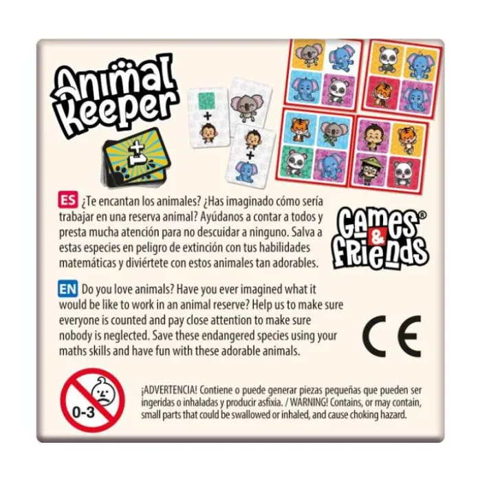 Juego de cálculo Animal Keeper mini - Cayro
