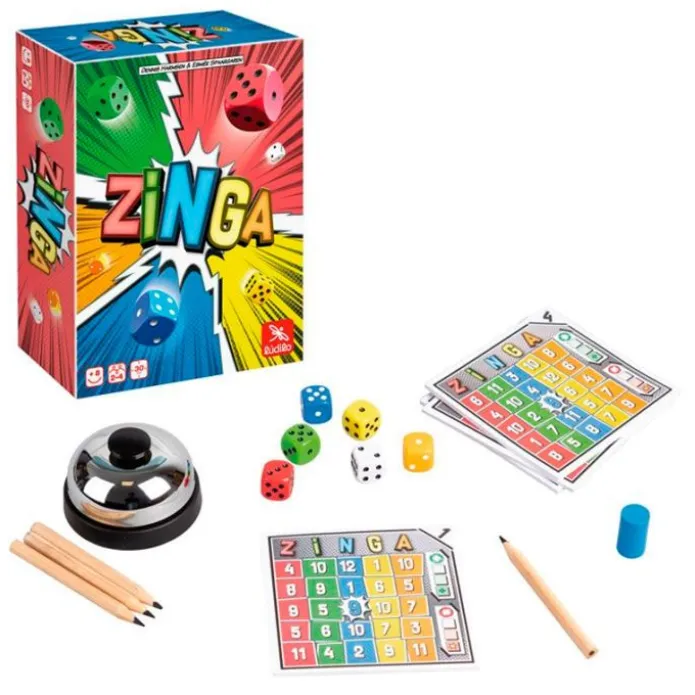 Juego de cálculo y dados Zinga - Lúdilo