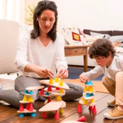 Juego de construcción tablas y conos Piks (44) - Oppi