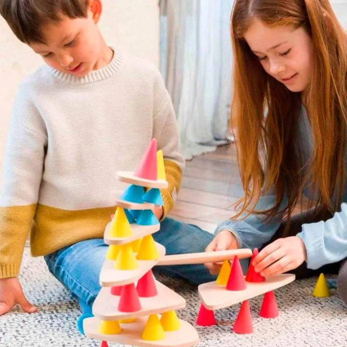 Juego de construcción tablas y conos Piks (24) - Oppi
