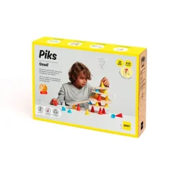 Juego de construcción tablas y conos Piks (24) - Oppi