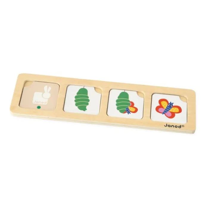 Juego de cronología: tarjetas de secuencias de madera - Janod