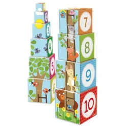 Juego de 10 cubos apilables Bosque - Goula