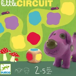 Juego de dados Little circuit: carreras de animalitos - Djeco