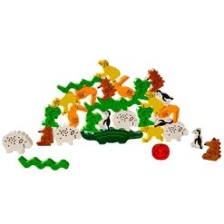 Juego de equilibrio de madera animal sobre animal - HABA