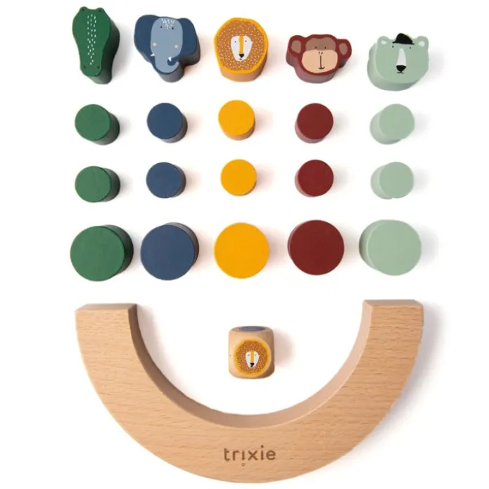 Juego de equilibrio de madera Balancín de animales - Trixie