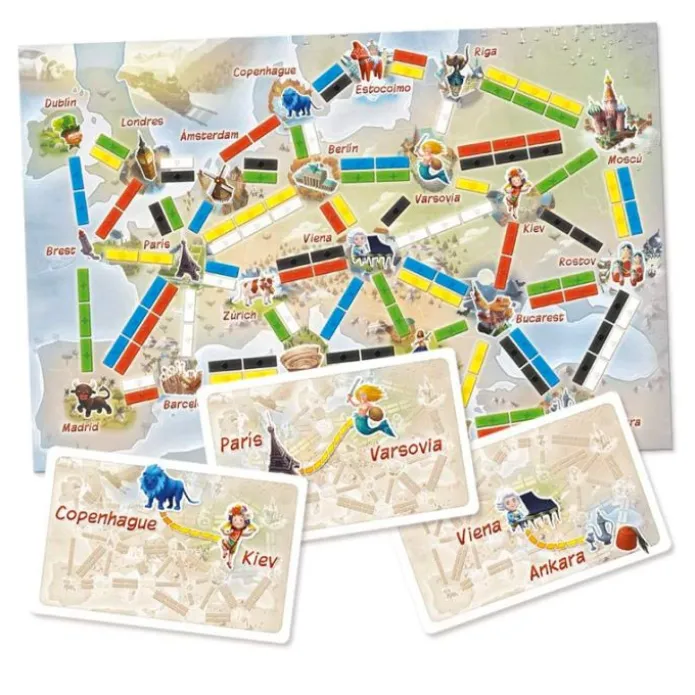 Juego de estrategia ¡Aventureros al tren! El primer viaje - Days of Wonder