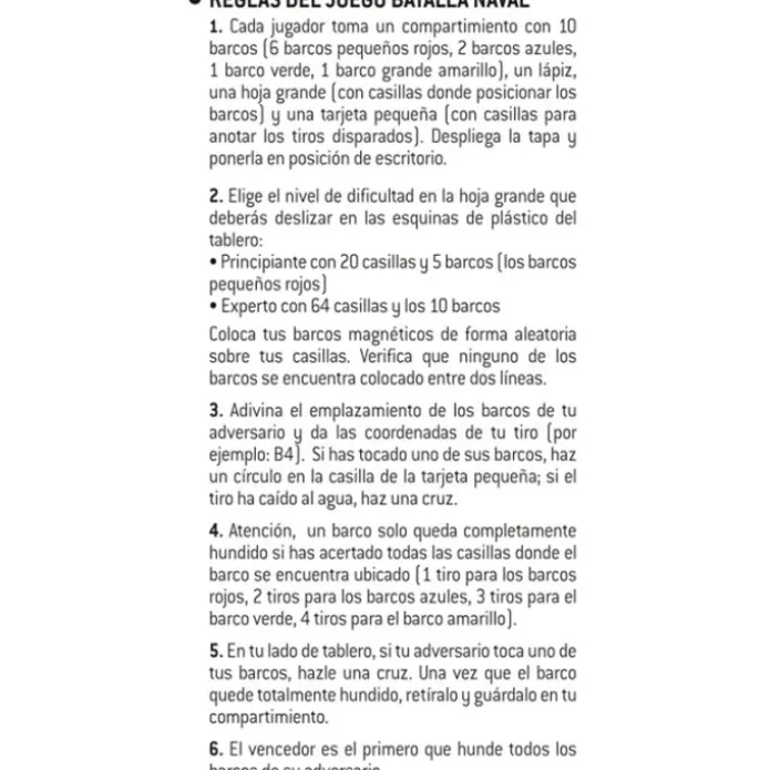 Juego de estrategia batalla naval piratas - Janod