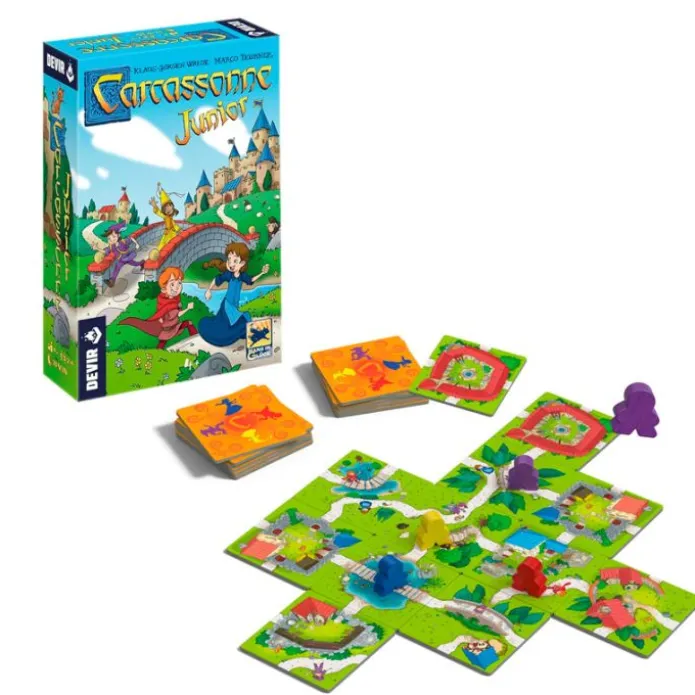 Juego de estrategia Carcassonne Junior - Devir