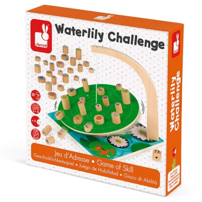 Juego de habilidad y equilibrio Waterlily Challenge - Janod