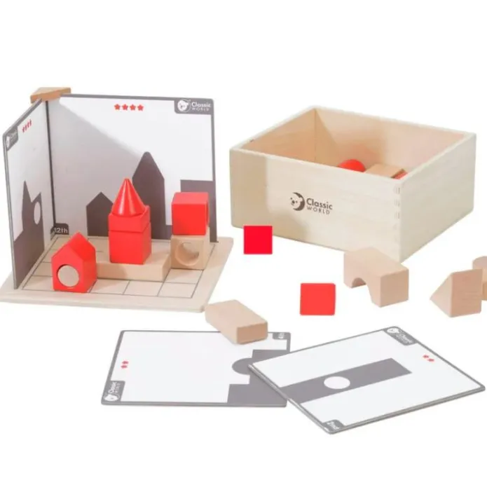 Juego de lógica, construcción y sombras Espacio - Classic World