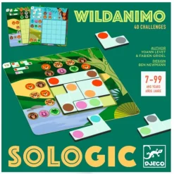 Juego de lógica de madera Wildanimo - Djeco