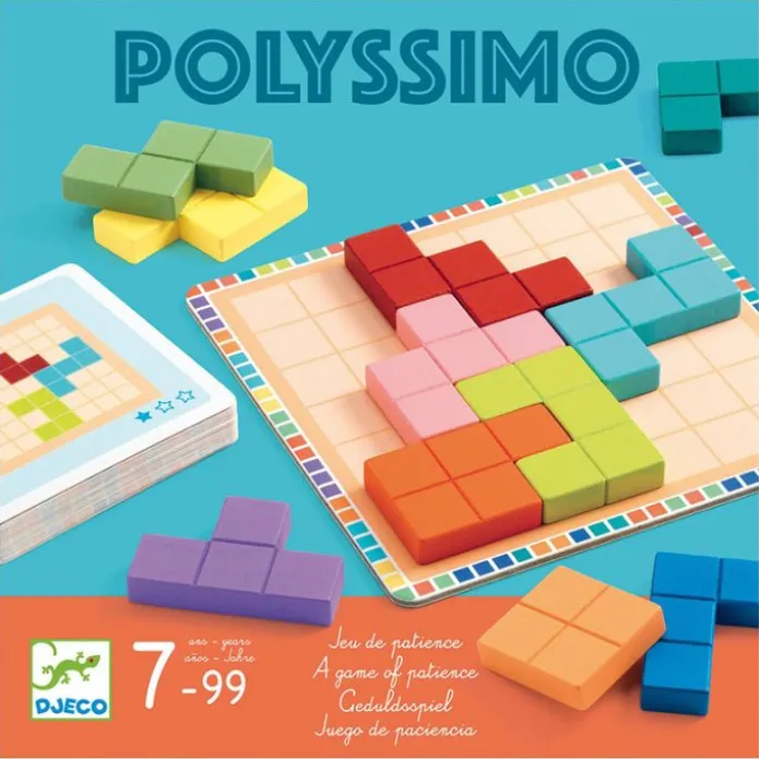 Juego de lógica y construcción Polyssimo - Djeco
