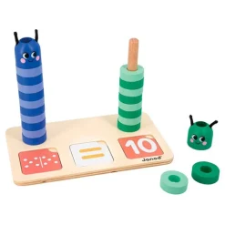 Juego de madera composición y comparación de números - Janod