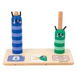 Juego de madera composición y comparación de números - Janod