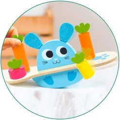 Juego de madera habilidad y equilibrio Bunny's Garden - Goula