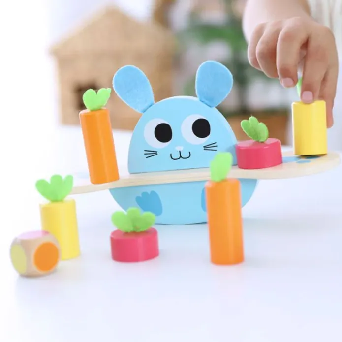 Juego de madera habilidad y equilibrio Bunny's Garden - Goula