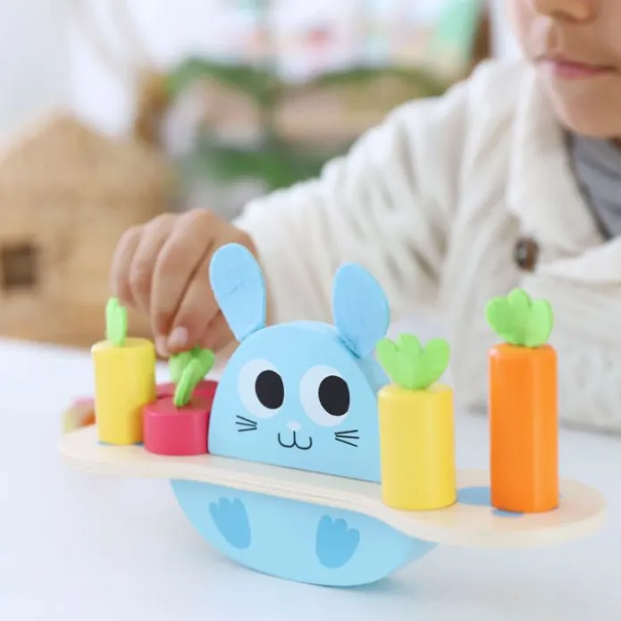 Juego de madera habilidad y equilibrio Bunny's Garden - Goula