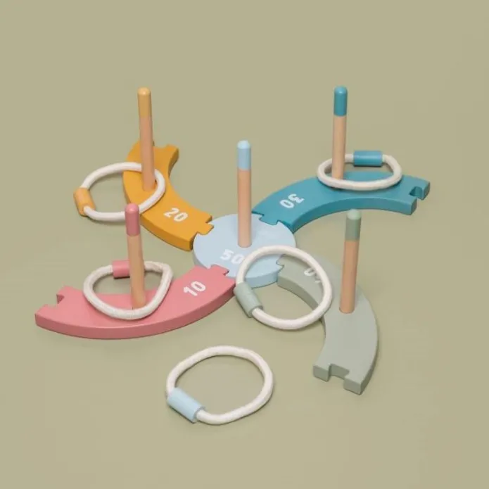 Juego de madera lanzamiento de aros - Little Dutch