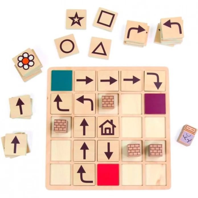 Juego de madera para codificación y orientación espacial - Andreu Toys