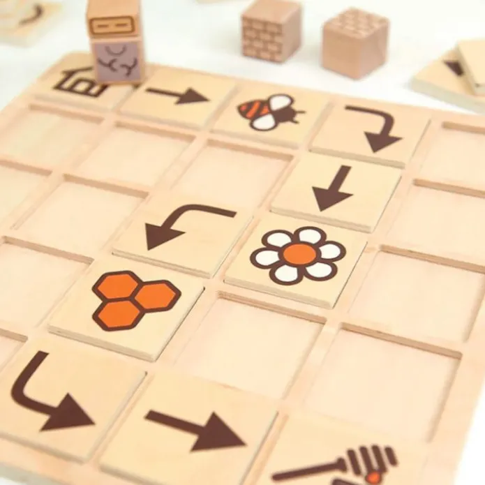 Juego de madera para codificación y orientación espacial - Andreu Toys