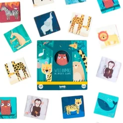Juego de memoria animales salvajes Wild animals - Londji
