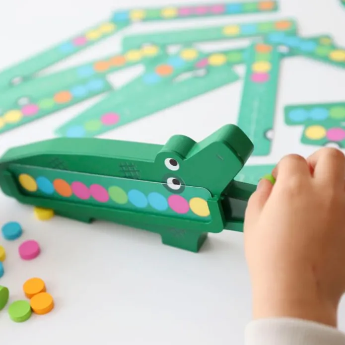 Juego de memoria cocodrilo de madera Crococroc - Djeco
