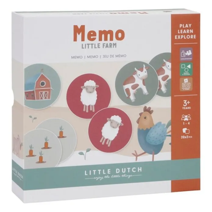 Juego de memoria Pequeña Granja - Little Dutch