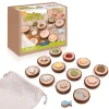 Juego de memoria sensorial de madera Naturaleza (24) - Guidecraft