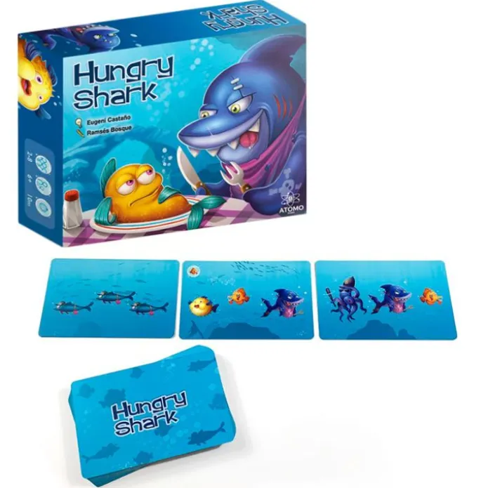 Juego de rapidez visual Hungry Shark - Átomo games