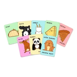 Juego de rapidez visual Taco Vuelta Cabra Queso Pizza - Lúdilo