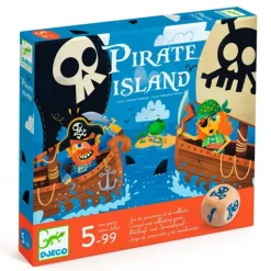 Juego de recorrido Pirate Island - Djeco