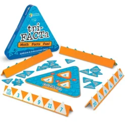 Juego de sumas y restas Tri-Facta - Learning Resources