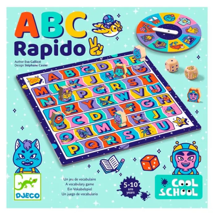 Juego de vocabulario ABC rápido - Djeco