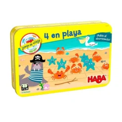 Juego en lata magnético 4 en playa - HABA