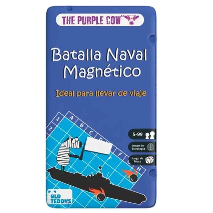 Juego en lata magnético To Go Batalla naval - The Purple Cow
