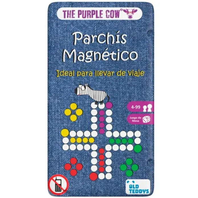 Juego en lata magnético To Go Parchís - The Purple Cow