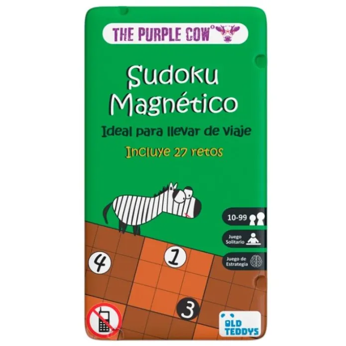 Juego en lata magnético To Go Sudoku - The Purple Cow
