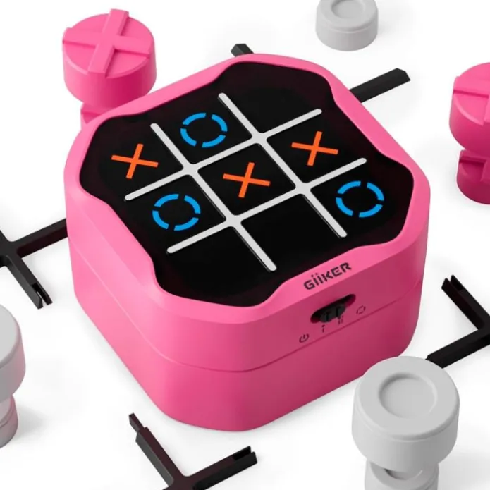 Juego interactivo Tic-Tac-Toe Bolt rosa - Giiker