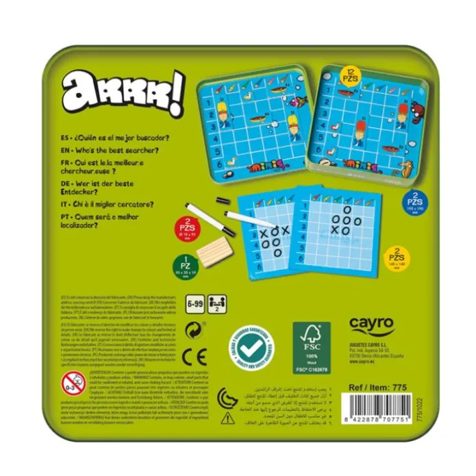 Juego magnético Arrr! hundir la flota - Cayro