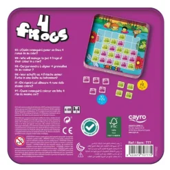 Juego magnético 4 en raya ranas Frogs - Cayro