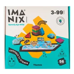 Juego magnético Imanix Speedy Eye Wild animales del Mundo - Braintoys
