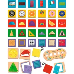 Juego Montessori de reconocimiento de formas - Ludattica